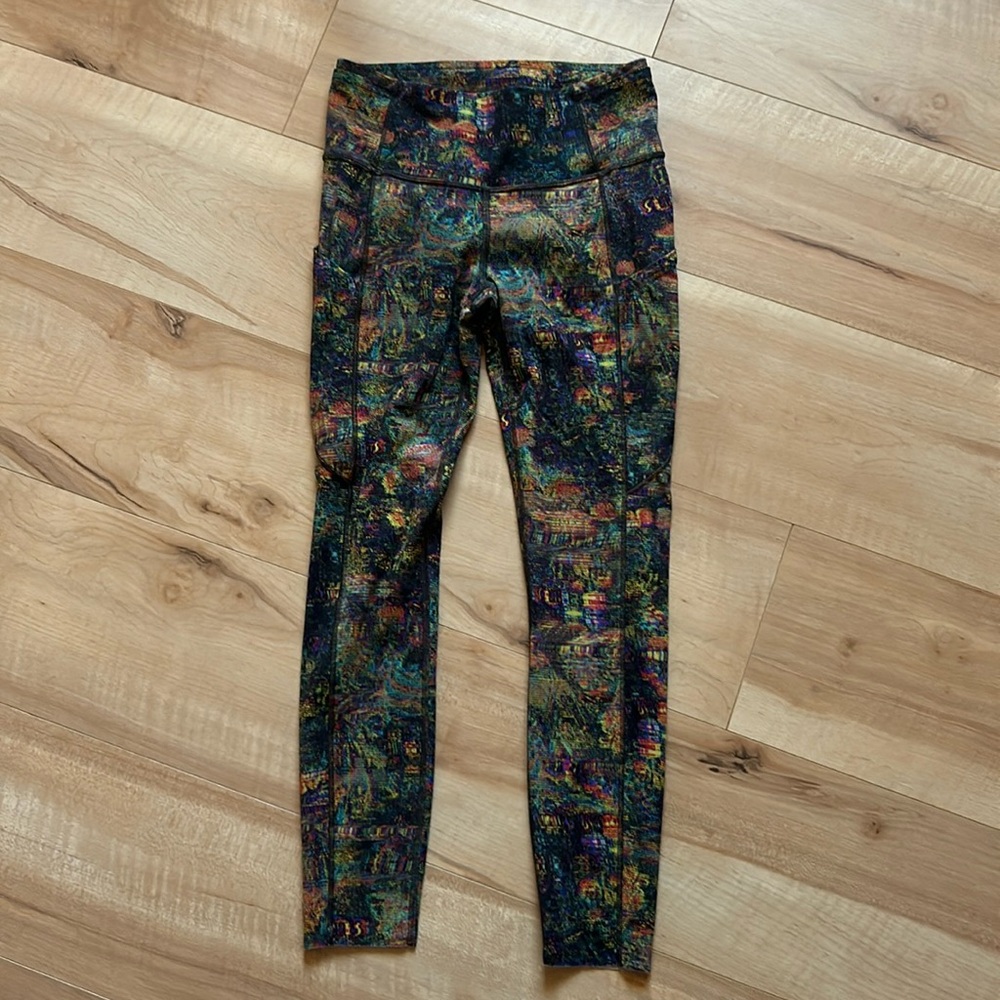 🍋Lululemon Fast and Free Tight 25” Non reflective Nulux, size 6